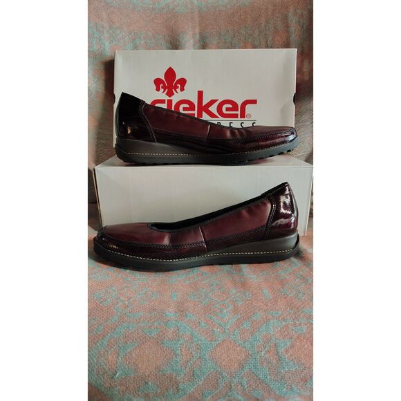 Rieker Women's Daphne 62 Bordeaux/Medoc Size 8.5 Shoes - Picture 1 of 9